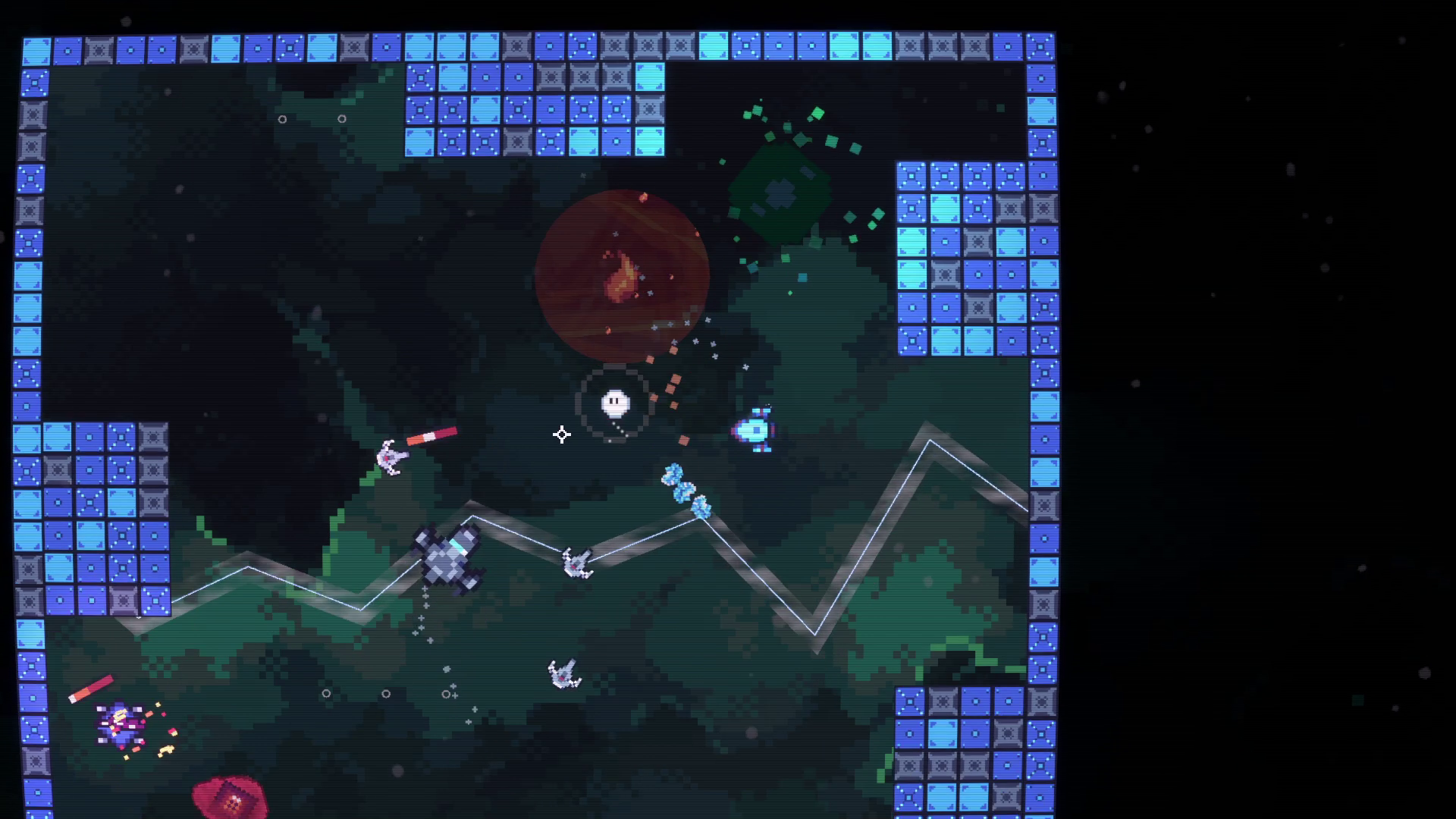 Nebula Cleanup Crew Gameplay Screenshot - Boss Battle