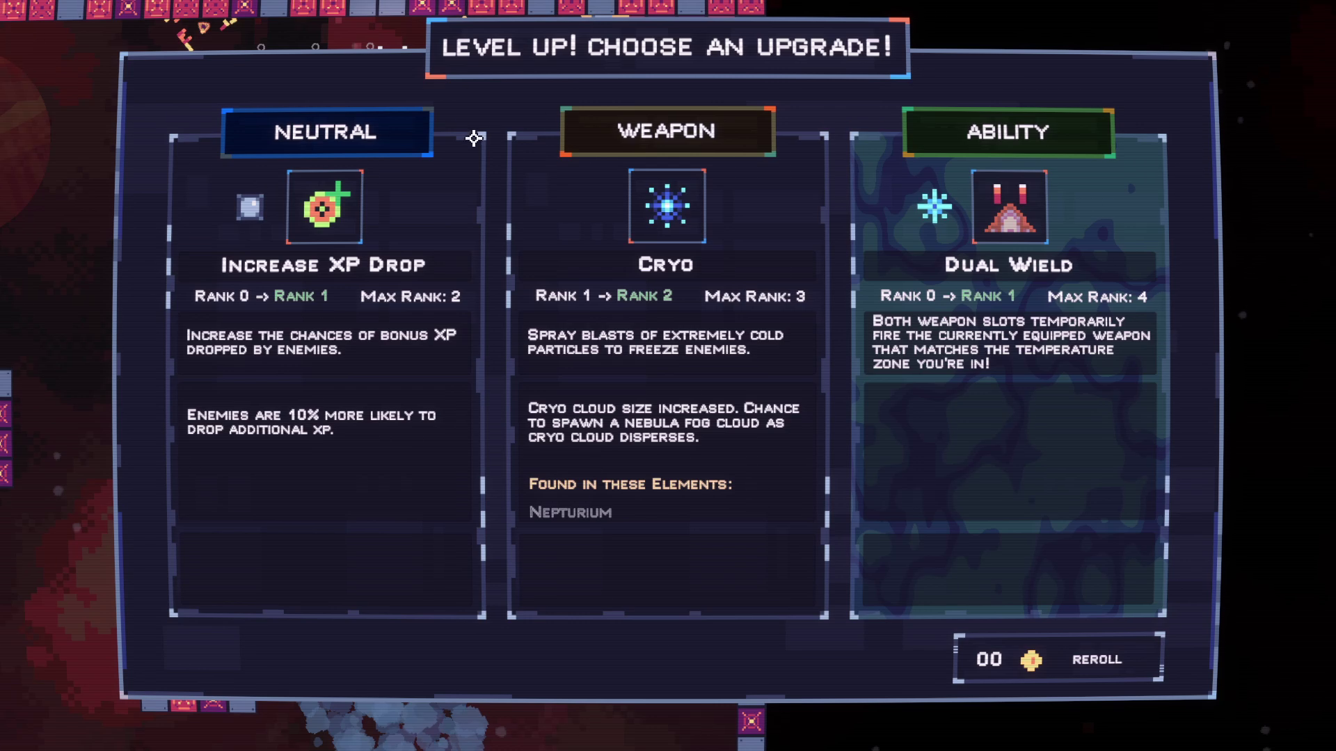 Nebula Cleanup Crew Gameplay Screenshot - Roguelite Progression